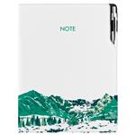 Notes DESIGN A4 czysty - biały - Góry