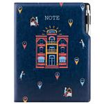 Notes DESIGN A4 czysty - granatowy - Hotel