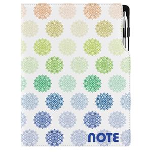 Notes DESIGN A4 czysty - Mandala kolorowy
