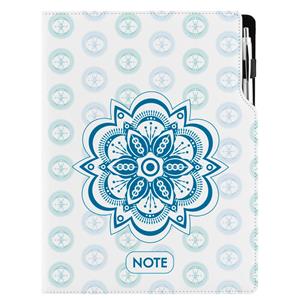 Notes DESIGN A4 czysty - Mandala niebieski