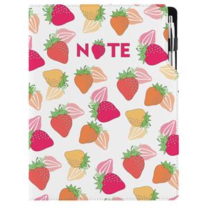 Notes DESIGN A4 czysty - Truskawka