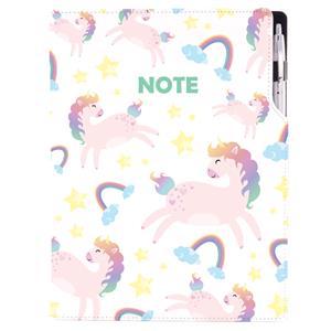 Notes DESIGN A4 czysty - Unicorn