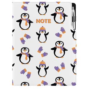 Notes DESIGN A4 kratkowany - Pingwin