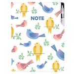 Notes DESIGN A4 kratkowany - Ptaki