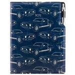 Notes DESIGN A4 kropkowany - granatowy - Mustang