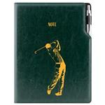Notes DESIGN A4 kropkowany - zielony - Golf mężczyźni