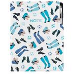 Notes DESIGN A4 liniowany - Football