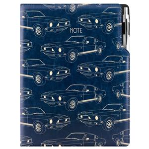 Notes DESIGN A4 liniowany - granatowy - Mustang
