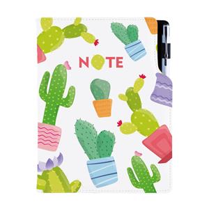 Notes DESIGN A5 kratkowany - Kaktus