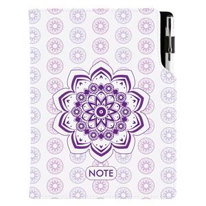 Notes DESIGN A5 kratkowany - Mandala fioletowy