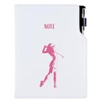 Notes DESIGN A5 liniowany - biały - Golf kobiety