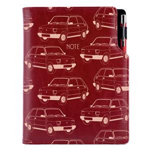 Notes DESIGN A5 liniowany - bordo - Maluch
