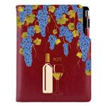 Notes DESIGN A5 liniowany - bordo - Wino