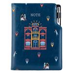 Notes DESIGN A5 liniowany - granatowy - Hotel