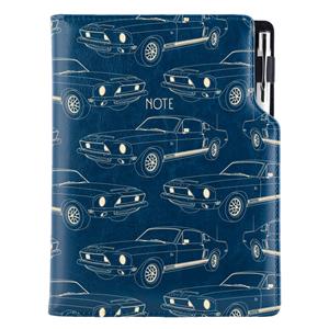 Notes DESIGN A5 liniowany - granatowy - Mustang