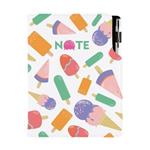 Notes DESIGN A5 liniowany - Lody