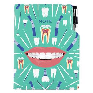 Notes DESIGN A5 liniowany - miętowy - Dentysta