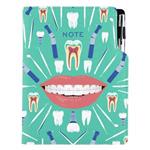 Notes DESIGN A5 liniowany - miętowy - Dentysta