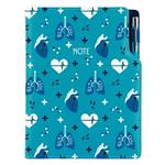 Notes DESIGN A5 liniowany - turkusowy Doktor - serce