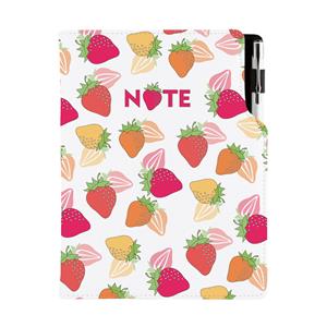 Notes DESIGN B5 czysty - Truskawka