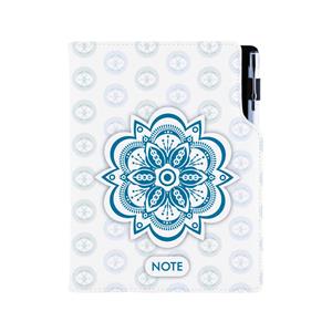 Notes DESIGN B5 kratkowany - Mandala niebieski