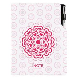 Notes DESIGN B6 czysty - Mandala czerwony