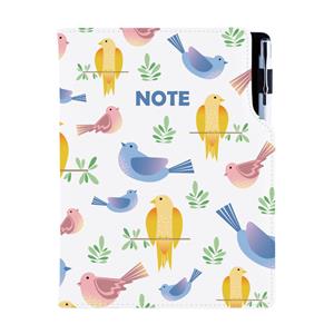 Notes DESIGN B6 czysty - Ptaki