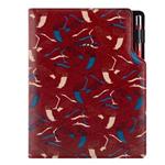 Notes DESIGN B6 liniowany - bordo - żuraw