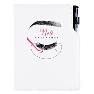 Notes KOSMETYCZNY Eyelashes - DESIGN A5 kratkowany