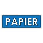 PAPIER, płyta PVC 1 mm 290x100 mm