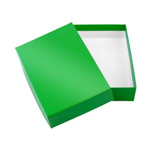 Papierowe pudełko z wiekiem typ 2 klejone 153x215 błysk - zielony