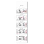 Pięciomiesięczny kalendarz Kvinto składany polski 2027 - szary