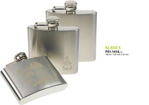 Placatka na alkohol Klauz - stříbrná