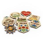 Podkładki pod piwo, drewniane, nadruk jednostronny - na zamówienie