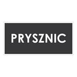 PRYSZNIC, szary - płyta PVC 1 mm 190x90 mm