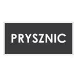 PRYSZNIC, szary - płyta PVC 2 mm z dziurkami 190x90 mm