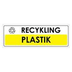 RECYKLING - płyta PVCIK - płyta PVC, naklejka 290x100 mm