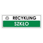RECYKLING - SZKŁO, płyta PVC 1 mm 290x100 mm