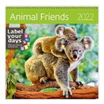 Ścienny Kalendarz 2022 - Animal Friends