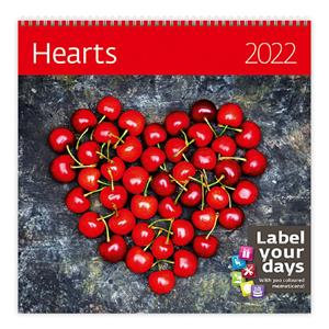 Ścienny Kalendarz 2022 - Hearts