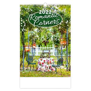 Ścienny Kalendarz 2022 - Romantic Corners