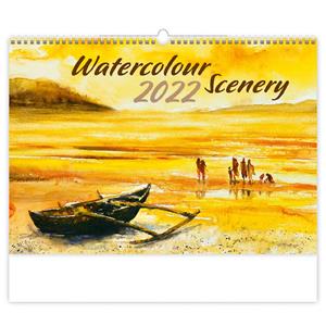 Ścienny Kalendarz 2022 - Watercolour scenery