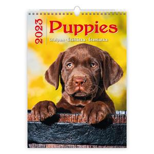 Ścienny Kalendarz 2023 - Puppies