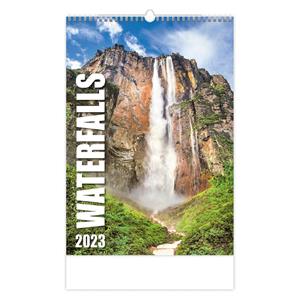 Ścienny Kalendarz 2023 - Waterfalls