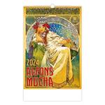 Ścienny Kalendarz 2024 - Alfons Mucha