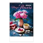 Ścienny Kalendarz 2024 - Magic Flowers