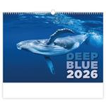 Ścienny Kalendarz 2026 - Deep Blue
