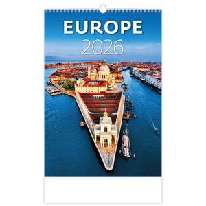 Ścienny Kalendarz 2026 - Europe