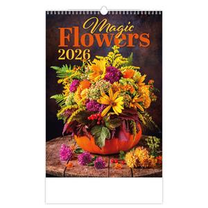 Ścienny Kalendarz 2026 - Magic Flowers