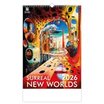 Ścienny Kalendarz 2026 - Surreal New Worlds